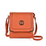 VK5020-1 Orange  -  Fashion Metal Corner Hasp Envepope Bags
