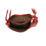 VK5020-1 Red  -  Fashion Metal Corner Hasp Envepope Bags