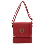 VK5020-1 Red  -  Fashion Metal Corner Hasp Envepope Bags
