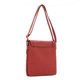 VK5023-1 Pink  -  Fashion Patchwork Enveiope Crossbody Bags With Tassel