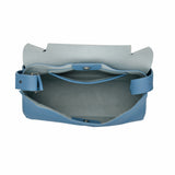VK5117 Blue  -  Fashion Women Smooth Solid Soft Shoulder Bag