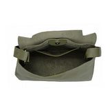 VK5117 Green  -  Fashion Women Smooth Solid Soft Shoulder Bag