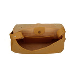 VK5117 Yellow -  Fashion Women Smooth Solid Soft Shoulder Bag