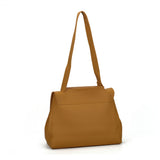 VK5117 Yellow -  Fashion Women Smooth Solid Soft Shoulder Bag