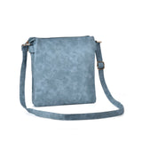 VK5144 Blue - Casual Solid Women Soft Handbag