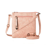 VK5144 Pink - Casual Solid Women Soft Handbag