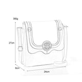 VK5145 Red - Fashion Women Metal Decoration Handbag