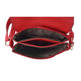 VK5154 Red  - Fashion Metal Buckle Ddecoration Envelope Bags