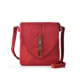 VK5154 Red  - Fashion Metal Buckle Ddecoration Envelope Bags
