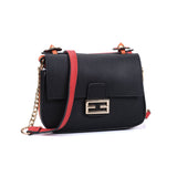 VK5172 Black - Fashion Women Novel Patchwork Handbage (was £7)
