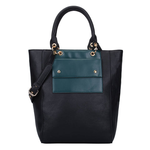 VK5180 Green - Women Solid Metal Decoration Handbag (Was £10.00)