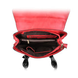 VK5181 Red - Fashion Crocodile Pattern Women Patchwork Handbag