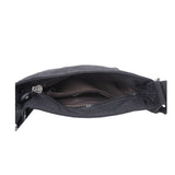 VK5245 Black - Fashion Women Solid Zipper Handbags
