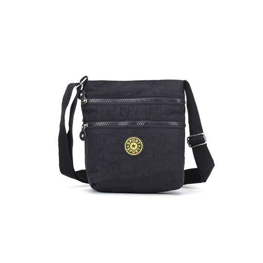 VK5245 Black - Fashion Women Solid Zipper Handbags