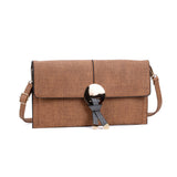 VK5303 Brown - Women Elegant Portable Handbag
