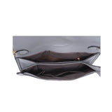 VK5304 Grey -  Elegant Women Solid Portable Handbag