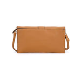 VK5304 Red -  Elegant Women Solid Portable Handbag