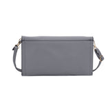 VK5305 Grey - Women Solid Metal Decoration Handbag