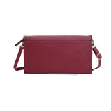VK5305 Red - Women Solid Metal Decoration Handbag
