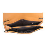 VK5305 Yellow - Women Solid Metal Decoration Handbag