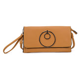 VK5305 Yellow - Women Solid Metal Decoration Handbag
