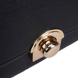 VK5306 Black - Fashion Women Simple Solid Handbag