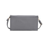 VK5306 Grey - Fashion Women Simple Solid Handbag