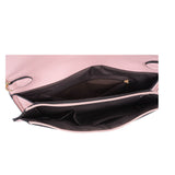 VK5306 Pink - Fashion Women Simple Solid Handbag