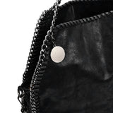 VK5326 Black - Retro Bucket Bag With Chain Handle (was £11)