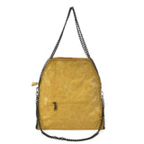 VK5326-2 YELLOW - Shoulder Bag With Chain Handel (Was £11.00)