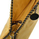 VK5326-2 YELLOW - Shoulder Bag With Chain Handel (Was £11.00)
