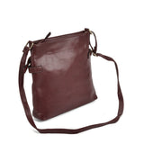 VK5336 Tan - Zip Cross Body Bag With Metal Detail