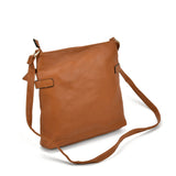 VK5336 Earth Yellow - Zip Cross Body Bag With Metal Detail