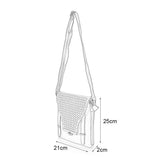 VK5339 Khaki - Hollowed-out Design Cross Body Bag