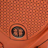 VK5342 Orange - Cut About Flap Cross Body Bag