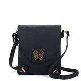 VK5344 Black - Cross Body Bag With Metal Detail