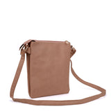 VK5345 Apricot - Classic Cross Body Bag With Metal Detail