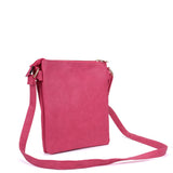 VK5345 Fushia - Classic Cross Body Bag With Metal Detail