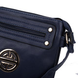VK5346 Navy - Messenger Bag With Zip Front Detail