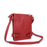 VK5346 Red - Messenger Bag With Zip Front Detail