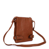 VK5346 Tan - Messenger Bag With Zip Front Detail