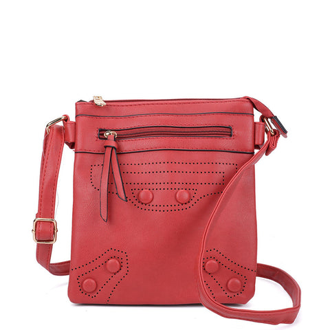 VK5347 Red - Across Body Bag With Strap