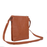 VK5347 Tan - Across Body Bag With Strap
