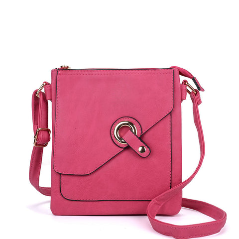 VK5348 Fushia - Across Body Bag With Strap