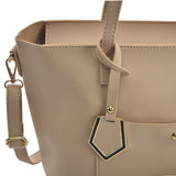 VK5408 Apricot - Dual-Use Set Handbag With Dome Studs Detail (Was £8.00)