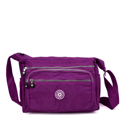 VK5413 Purple - Sports Waist Cross Body Bag
