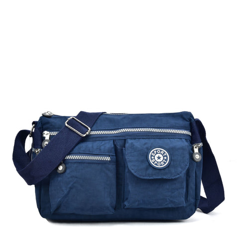 VK5414 Dark Blue - Sports Waist Cross Body Bag