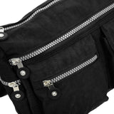 VK5414 Black - Sports Waist Cross Body Bag