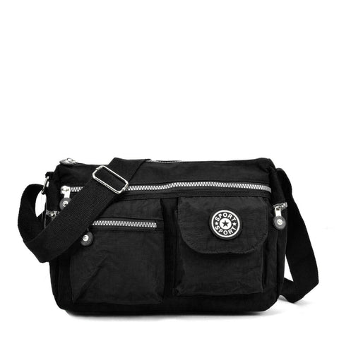 VK5414 Black - Sports Waist Cross Body Bag
