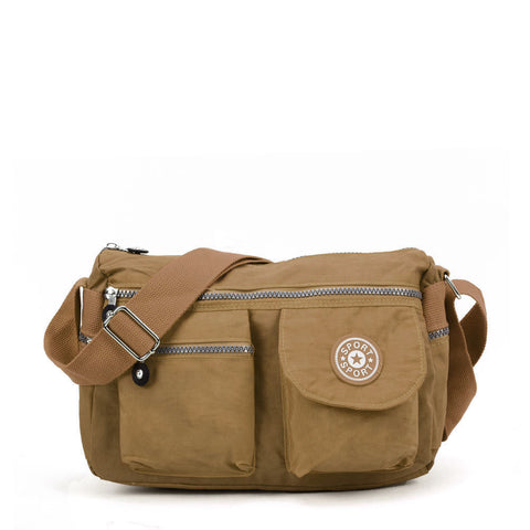 VK5414 Camel - Sports Waist Cross Body Bag